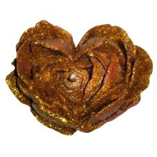 Свеча низкотемпературная в виде розы бордовая GlowKink размер М