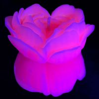 Свеча низкотемпературная люминесцентная розовая GlowKink размер L