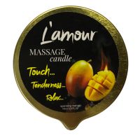 Массажная свеча золотая с ароматом манго L'amour Sparkling 70 мл
