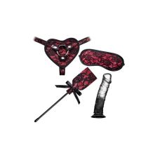 Набір секс іграшок для пар преміум колекція червоно-чорний Guilty Pleasure 4 предмета