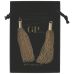 Затискачі для сосків чорно-золоті Guilty Pleasure Tassel Tease Clamps
