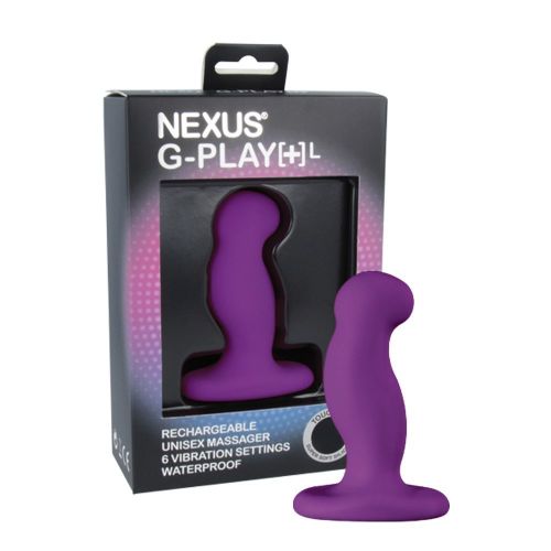 Массажер простаты Nexus G-Play Large Purple для пар со стимуляцией точки Джи Нексус Джи Плей пурпурный