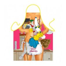 Эротический фартук Только вышла замуж 2 разных цветов Китай