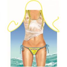 Еротичний фартух У мокрій футболці різних кольорів Foxshow