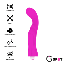 Вібратор для зони точки G фіолетового кольору GREGORY G-SPOT