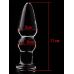 Анальний плаг зі скла xese Довжина 11 см діаметр 3 см Анальний плаг зі скла xese Довжина 11 см діаметр 3 см