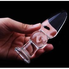 Анальный плаг из стекла XESE длина 11 см диаметр 3 см