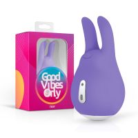 Вібратор для клітора з вушками Tedy Good Vibes Only фіолетовий