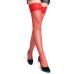 Панчохи у сіточку червоного кольору Star Night