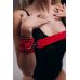 Наручники БДСМ шкіра червоного кольору Candy Hero модель HC5R розмір One Size