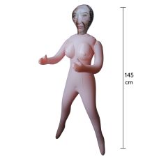 Секс-лялька з вагіною бежевого кольору Hidden Desire Horny Granny 1450 мм