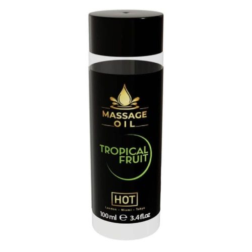Массажное масло с ароматом тропических фруктов HOT Massage Oil 100 мл