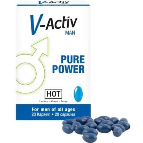 Капсулы для повышения потенции HOT V-Activ Caps for men 20 штук
