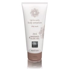 Лубрикант и массажное масло 2 в 1 SHIATSU Silky touch 200 мл