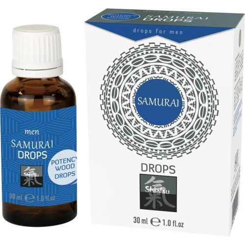 Збудливі краплі для чоловіків SHIATSU Samurai 30 мл