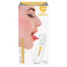 Стимулюючий оральний гель на водній основі зі смаком ванілі Hot Oral Optimizer Blowjob Gel 50 мл
