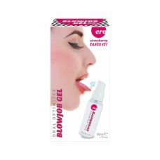 Стимулюючий оральний гель на водній основі зі смаком полуниці Hot Oral Optimizer Blowjob Gel 50 мл
