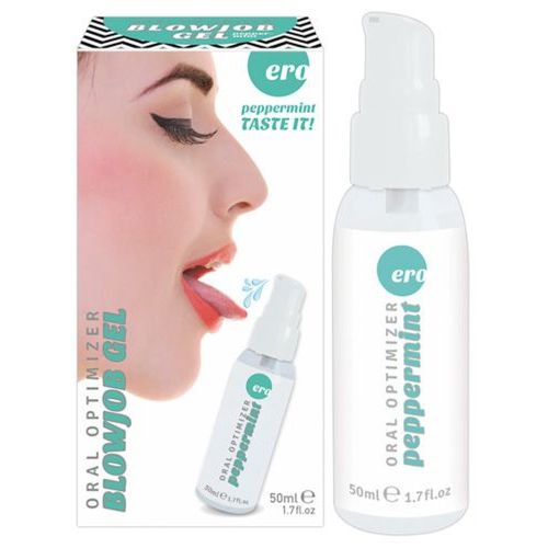 Стимулюючий оральний гель на водній основі зі смаком м'яти перцевої Hot Oral Optimizer Blowjob Gel 50 мл