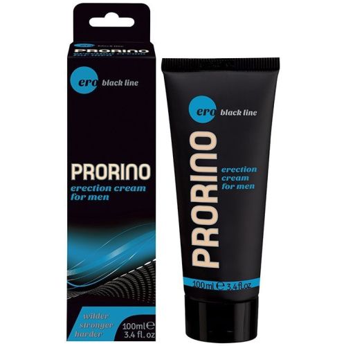 Возбуждающий крем для мужчин HOT ERO PRORINO Black Line Erection Cream 100 мл