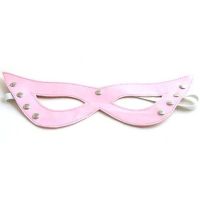 Розовая маскарадная маска для БДСМ