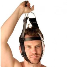 Кожаный крепитель головы для фиксации Bdsm4u