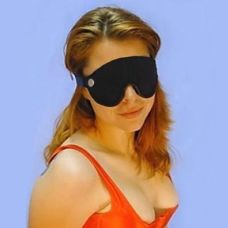 Черная сексуальная повязка на глаза 