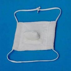 Кляп для рта в виде врачебной повязки белая