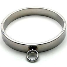 Нашийник металевий жіночий з кільцем