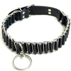 Нашийник циклічний чорний для БДСМ