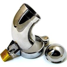 Чоловічий пояс цнотливості зі сталі для БДСМ