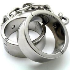 Наножники стальные с цепью