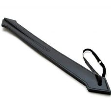 Черная кожаная шлепалка для БДСМ-игр