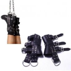 Подвеска для фиксации ног коданая черная Bdsm4u