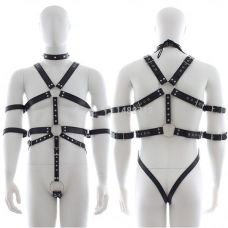 Мужской бондаж из ремешков для тела Bdsm4u