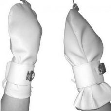 Фіксатори для долонь білі Bdsm4u