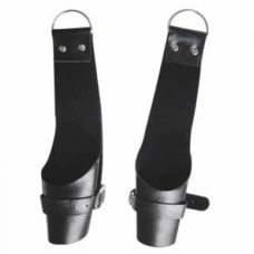 Бондаж для фиксации рук кожаный черный