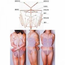 Канатный костюм для фиксации в БДСМ играх