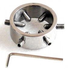 Фиксатор на пенис из стали с шипами 