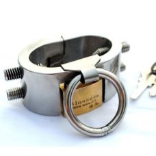 Фиксатор мошонки металлический с зажимами