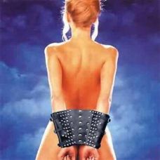 Бондажні манжети для фіксації рук чорні шкіряні Bdsm4u