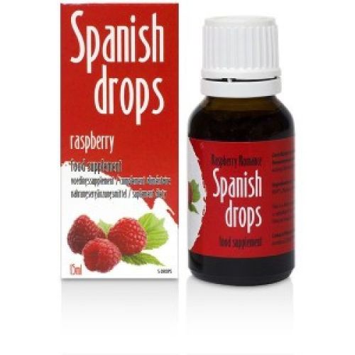 Краплі з солодким смаком малини Cobeco Pharma Spanish Drops Raspberry Romance 15мл