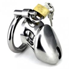 Пояс верности стальной с замочком для мужчин БДСМ IXI25107