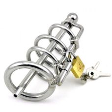 Катетер уретральний зі сталі з блокуванням для БДСМ