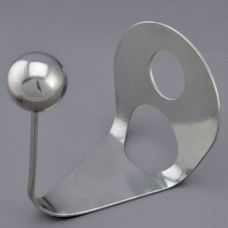 Фиксатор для полового члена и мошонки из медицинской стали с анальным шариком