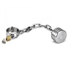 Фиксатор на пенис металлический с утяжилением