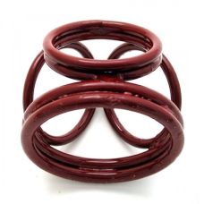 Фиксатор на половой член и мошонку красный