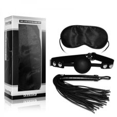 Набір для БДСМ-ігор чорний (маска,кляп,батіг) Lovetoy