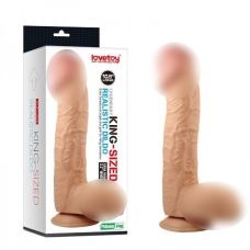 Фалоімітатор 22/5, 3 см великий реалістичний на присоску lovetoy тілесний