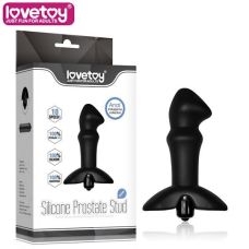 Водонепроникна силіконова анальна пробка чорна Lovetoy