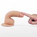 Вібратор реалістичний з яєчками на присоску Lovetoy Вібратор реалістичний з яєчками на присоску Lovetoy
